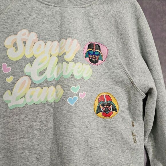 Women's CUSTOM Painted Swearshirt Small - Darth Vader Heads - Picture 2 of 5